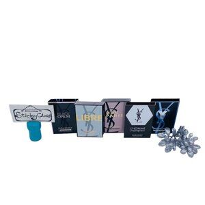 Lot of 5 YSL Set,Black Opium EDP Mon Paris EDP Libre EDP 5x1.2ml 0.04oz-5pc-NEW